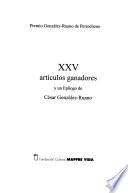 XXV artículos ganadores