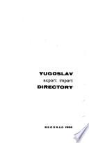 Yugoslav Export and Import Directory