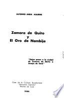 Zamora de Quito y el oro de Nambija
