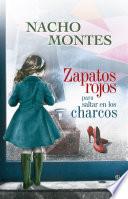 Zapatos rojos para saltar en los charcos