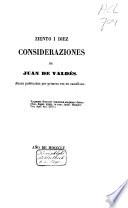Ziento i diez consideraziones