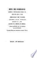 Ziento i diez consideraziones leidas i explicadas hazia el ano de 1538 i 1539. Publicado por Luis de Usoz i Rio